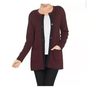 Susan Graver cardigan sweater